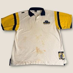 Vintage Stained AKA Demiks Polo Shirt 3XL